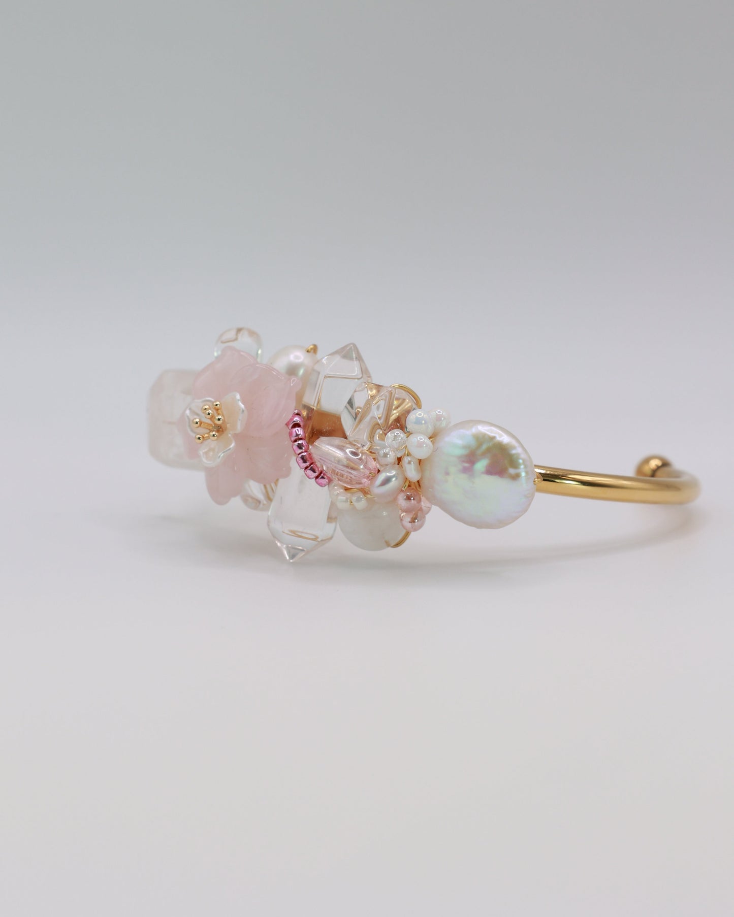 Cherry Blossom Cuff Bangle