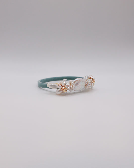 Lumi Goddess Guatemalan Jade Bangle