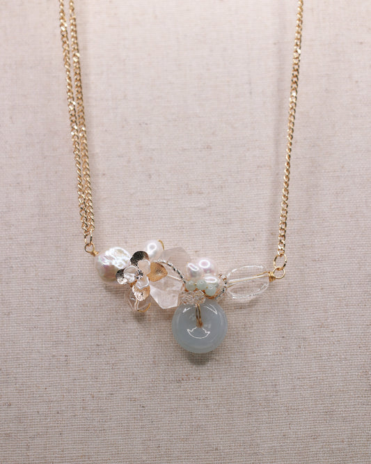 Lustre of Grace Art Necklace