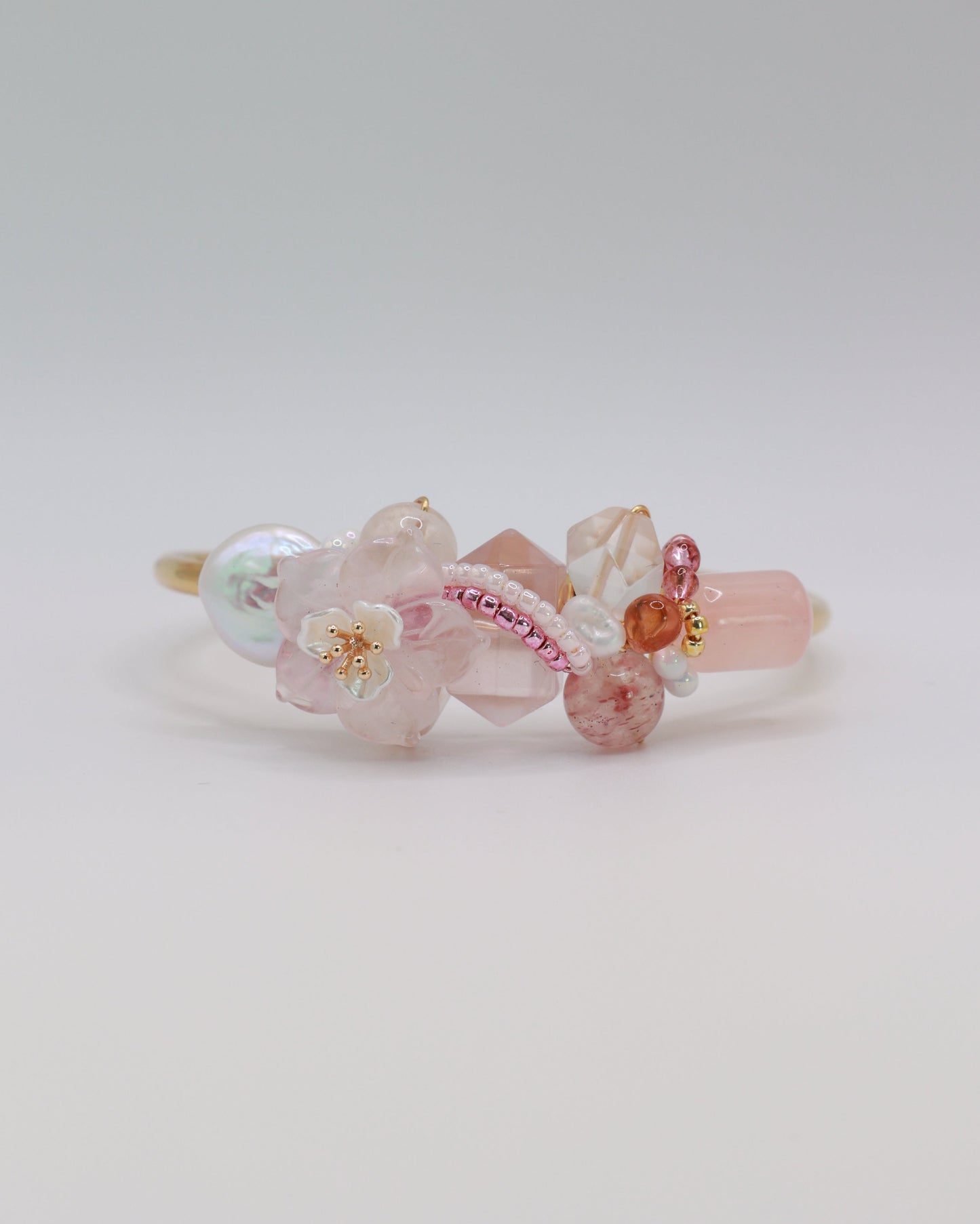 Strawberry Crème Cuff Bangle