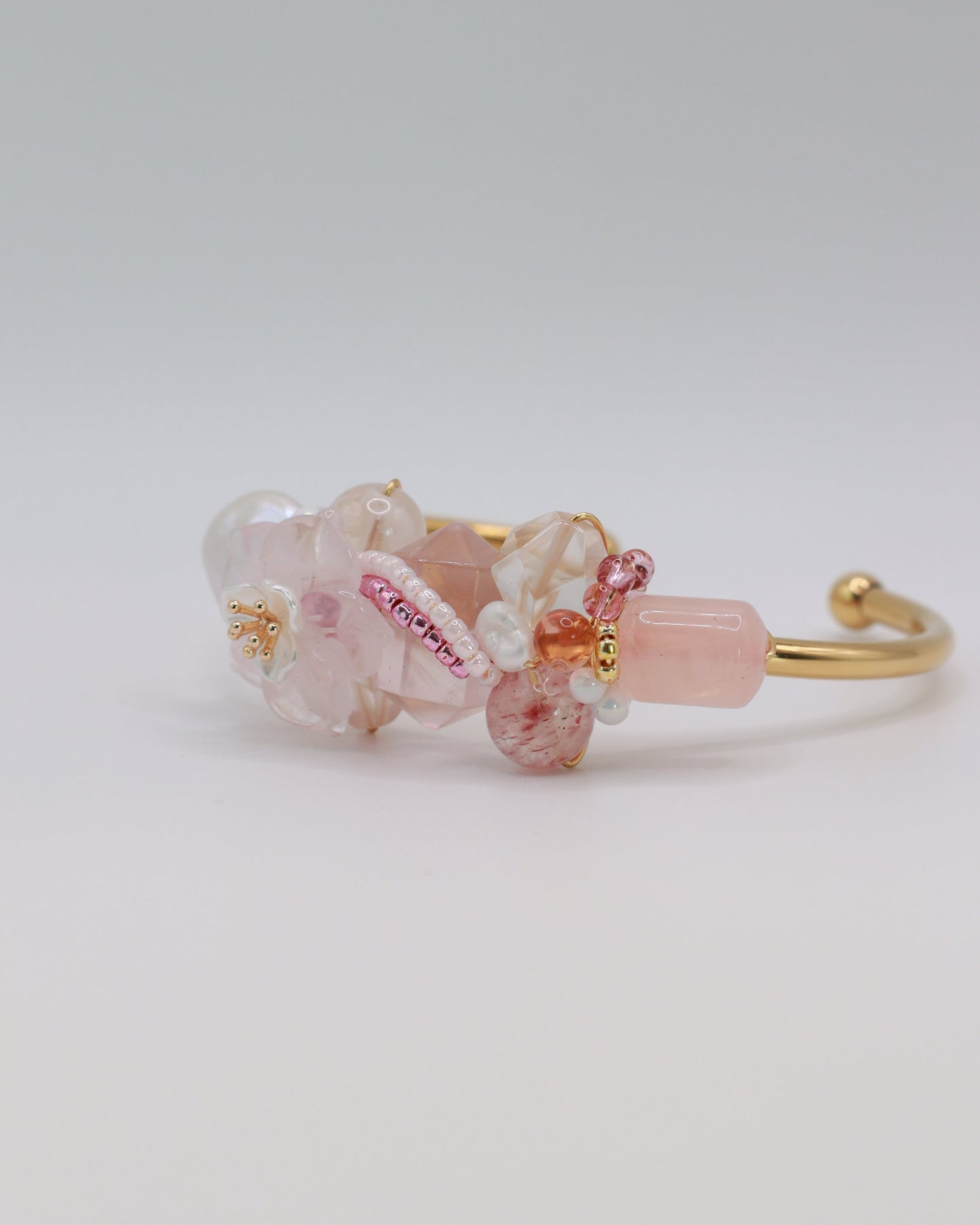 Strawberry Crème Cuff Bangle