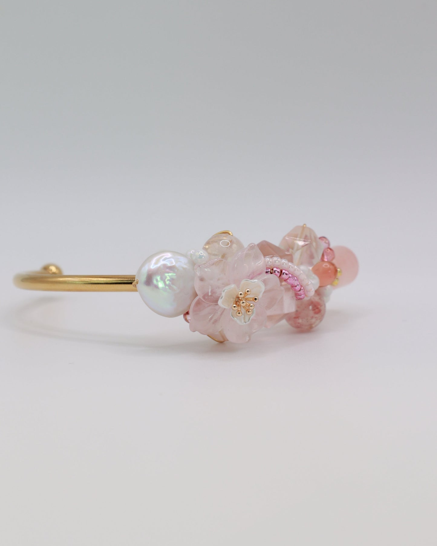 Strawberry Crème Cuff Bangle