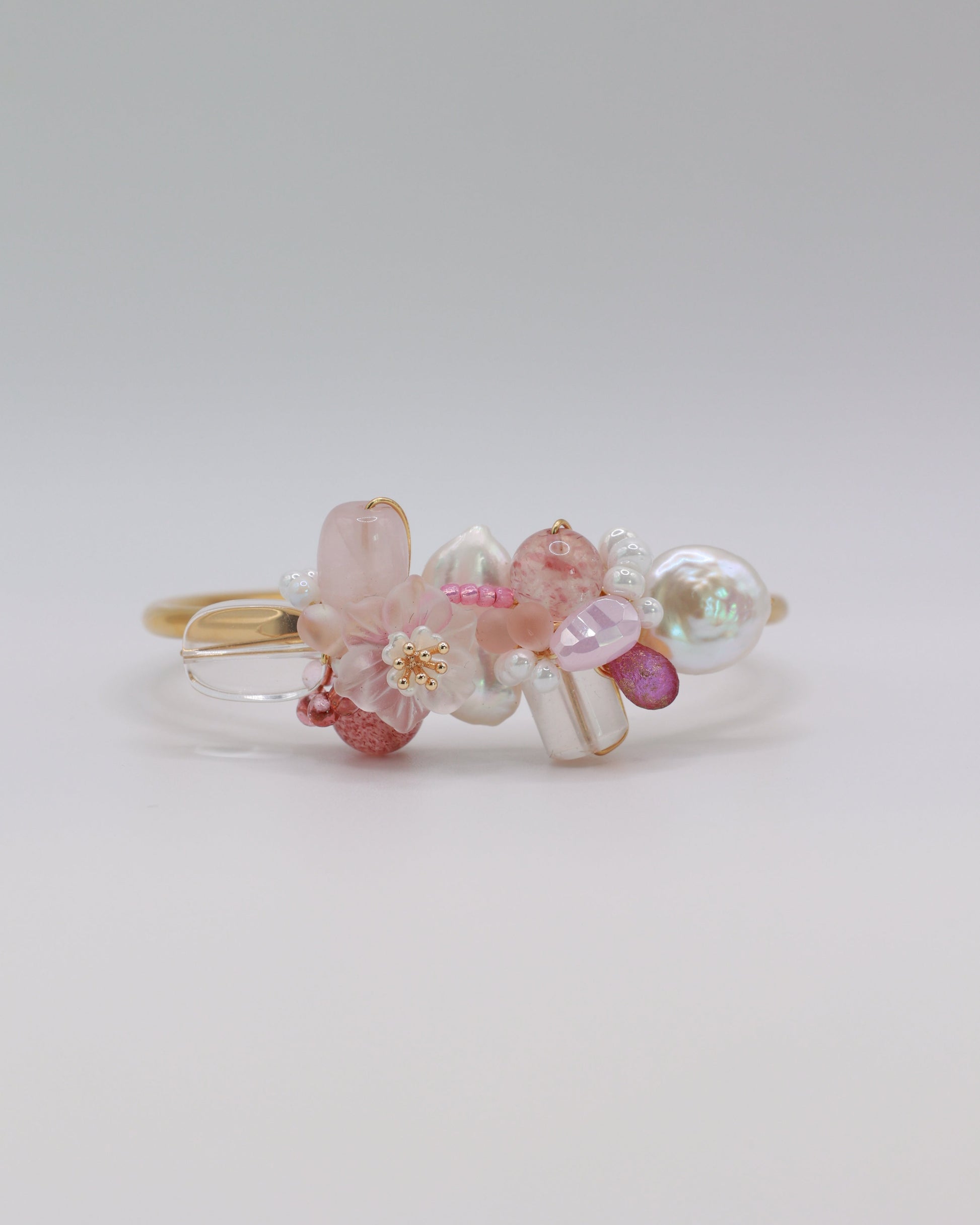 wired art bangle - strawberry