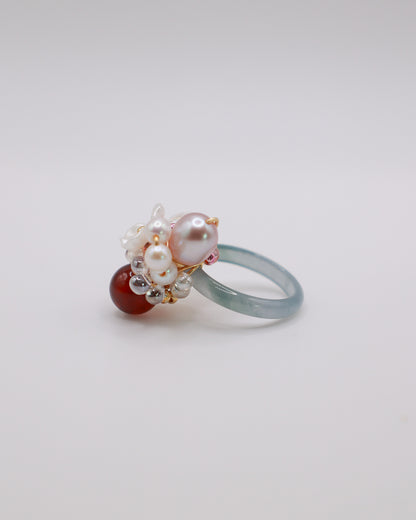 Cherry Bloom Art Ring