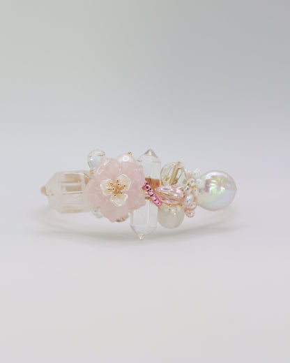 Cherry Blossom Cuff Bangle