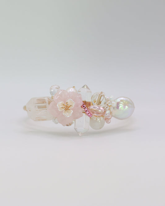 Cherry Blossom Cuff Bangle