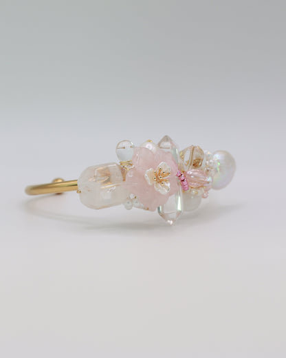 Cherry Blossom Cuff Bangle