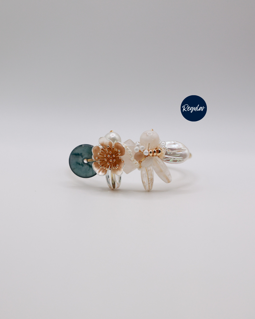 (Regular) Cloud Moss Cuff Bangle