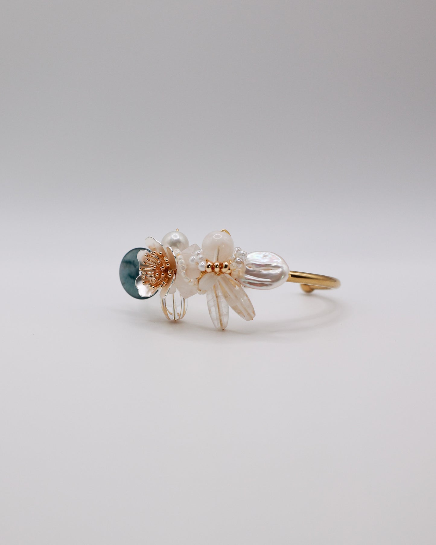 (Regular) Cloud Moss Cuff Bangle