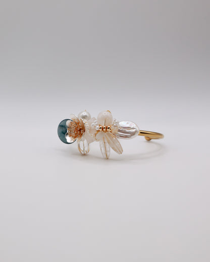 (Regular) Cloud Moss Cuff Bangle