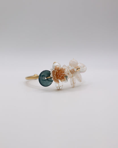 (Regular) Cloud Moss Cuff Bangle