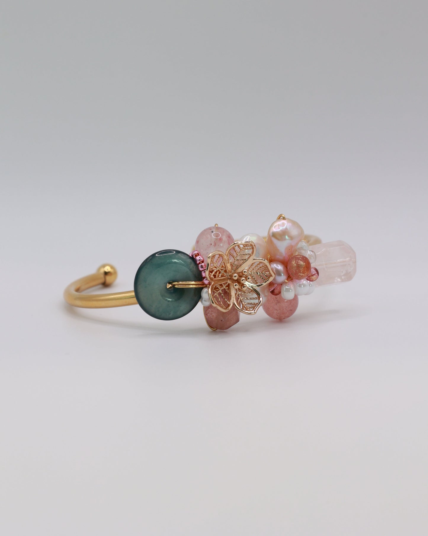 Wired Art Bangle - Forest Lush