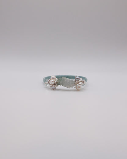 Gentle Bloom Guatemalan Jade Bangle