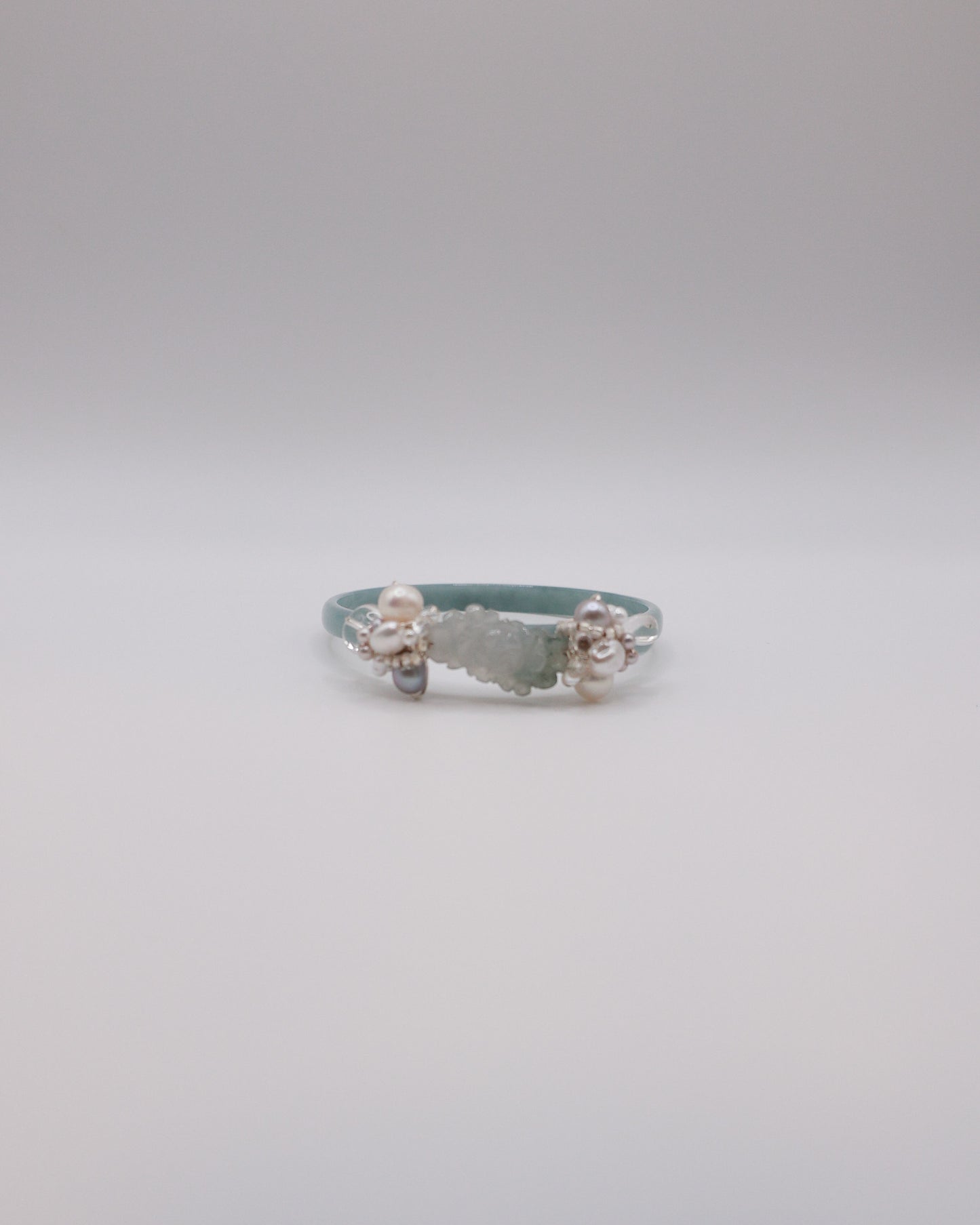 Gentle Bloom Guatemalan Jade Bangle
