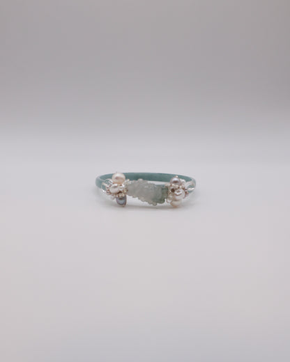 Gentle Bloom Guatemalan Jade Bangle
