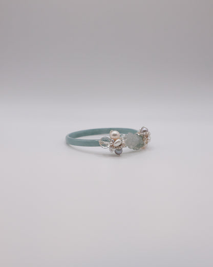 Gentle Bloom Guatemalan Jade Bangle