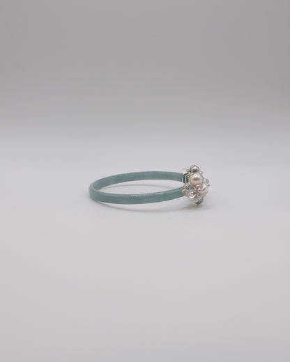 Gentle Bloom Guatemalan Jade Bangle