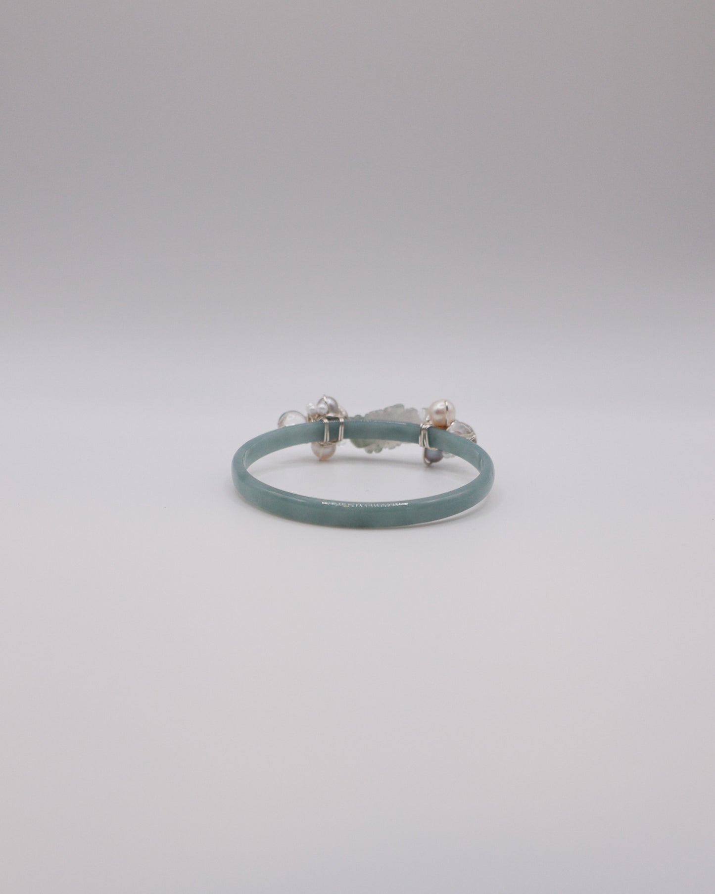 Gentle Bloom Guatemalan Jade Bangle