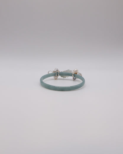 Gentle Bloom Guatemalan Jade Bangle