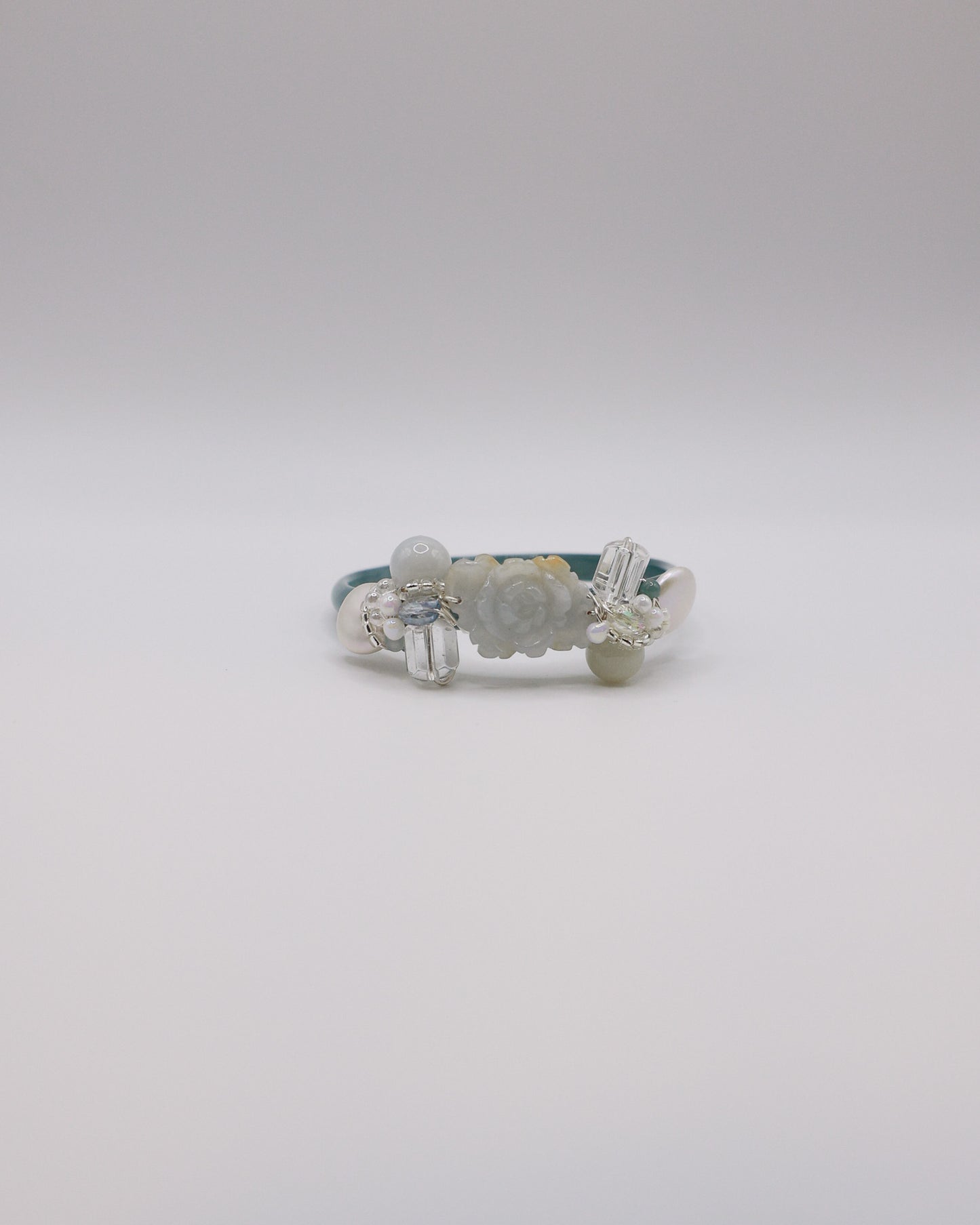 Halo Bloom Guatemalan Jade Bangle