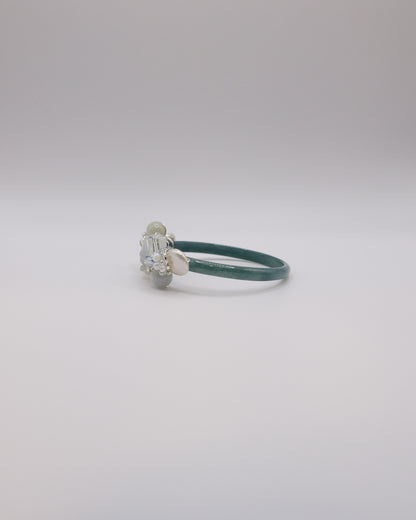 Halo Bloom Guatemalan Jade Bangle