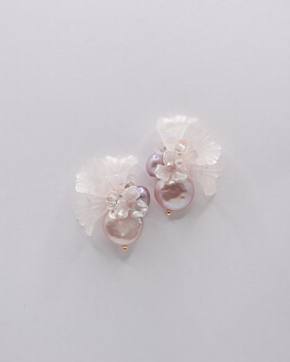 Hanataba: Sumire Art Earrings