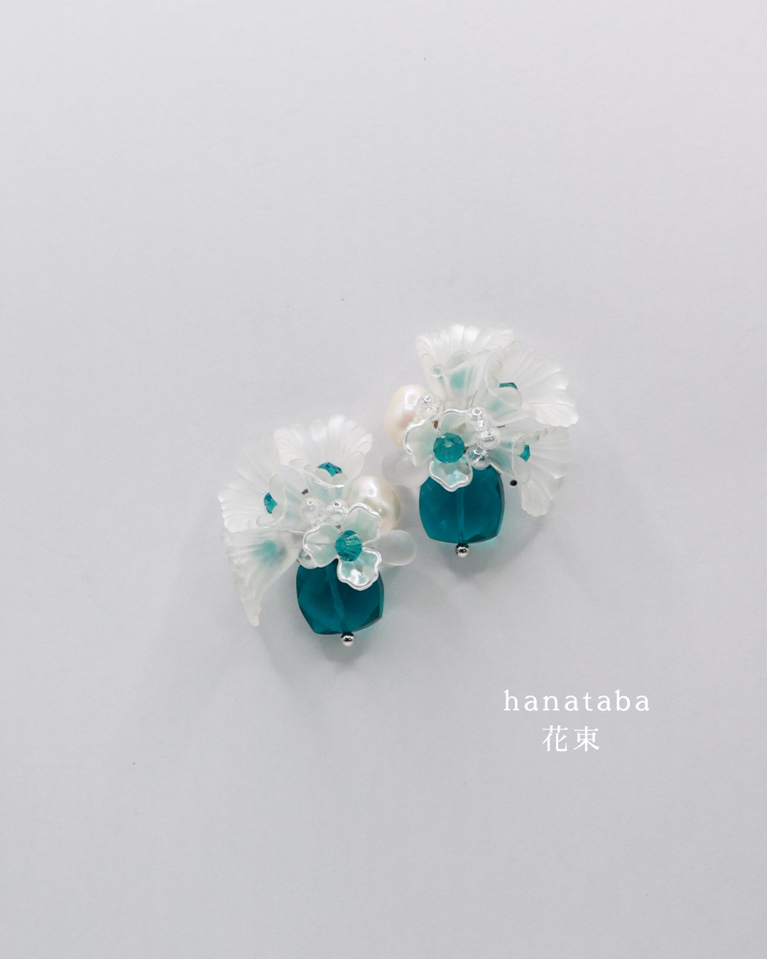 Hanataba: Aoi Art Earrings