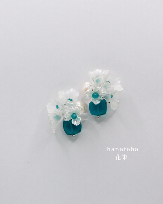 Hanataba: Aoi Art Earrings