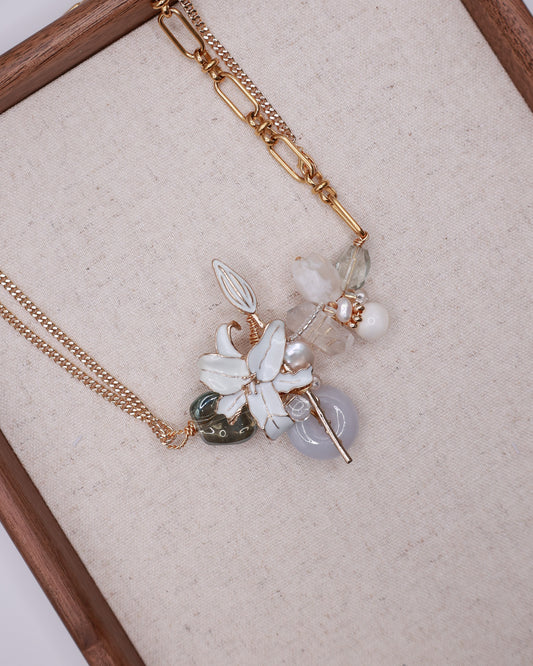 Bold Bloom Art Necklace