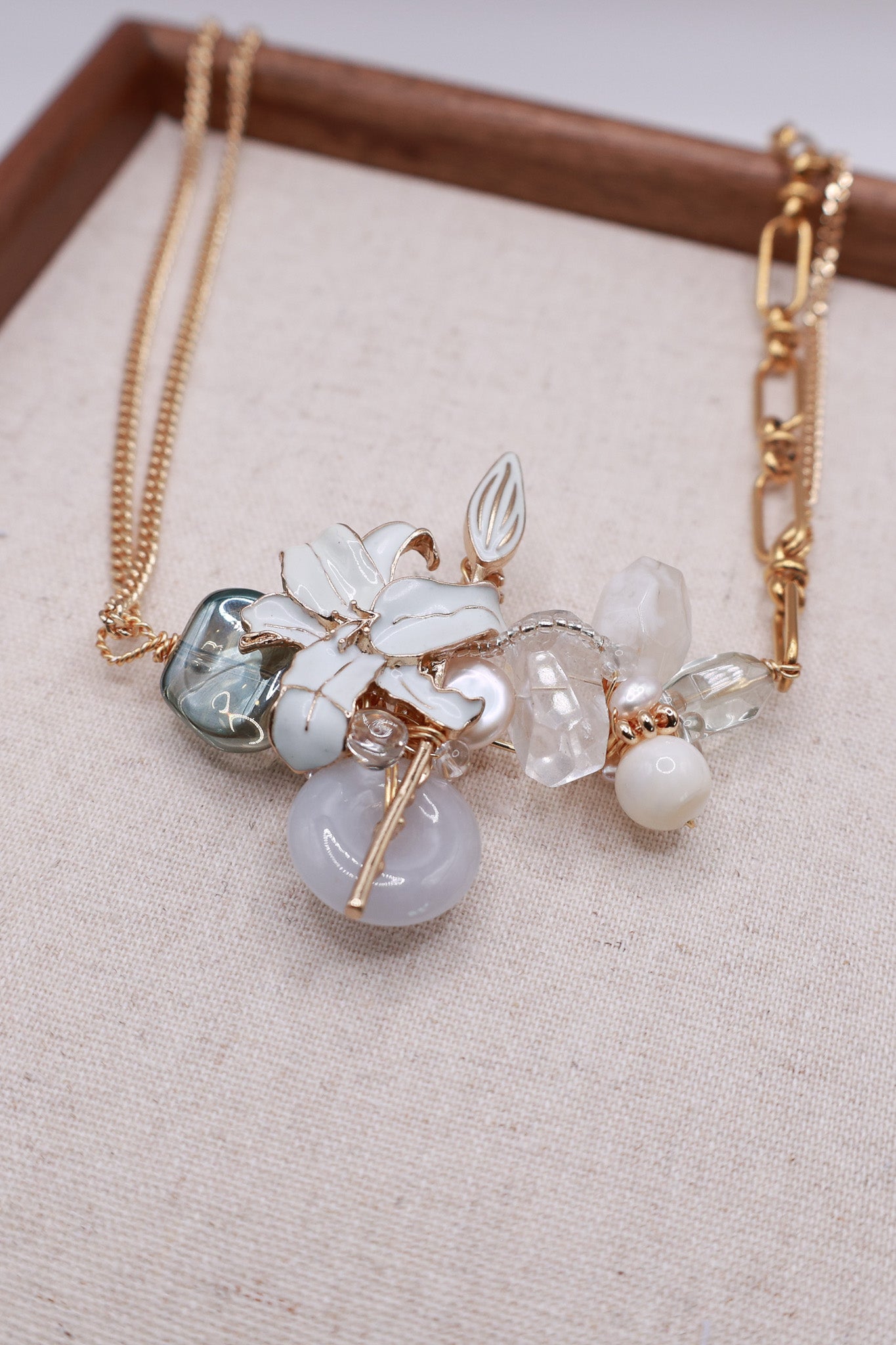 Bold Bloom Art Necklace