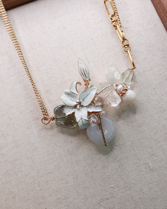 Bold Bloom Art Necklace