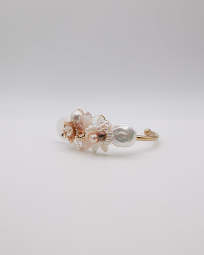 (Regular) Ivory Dew Cuff Bangle