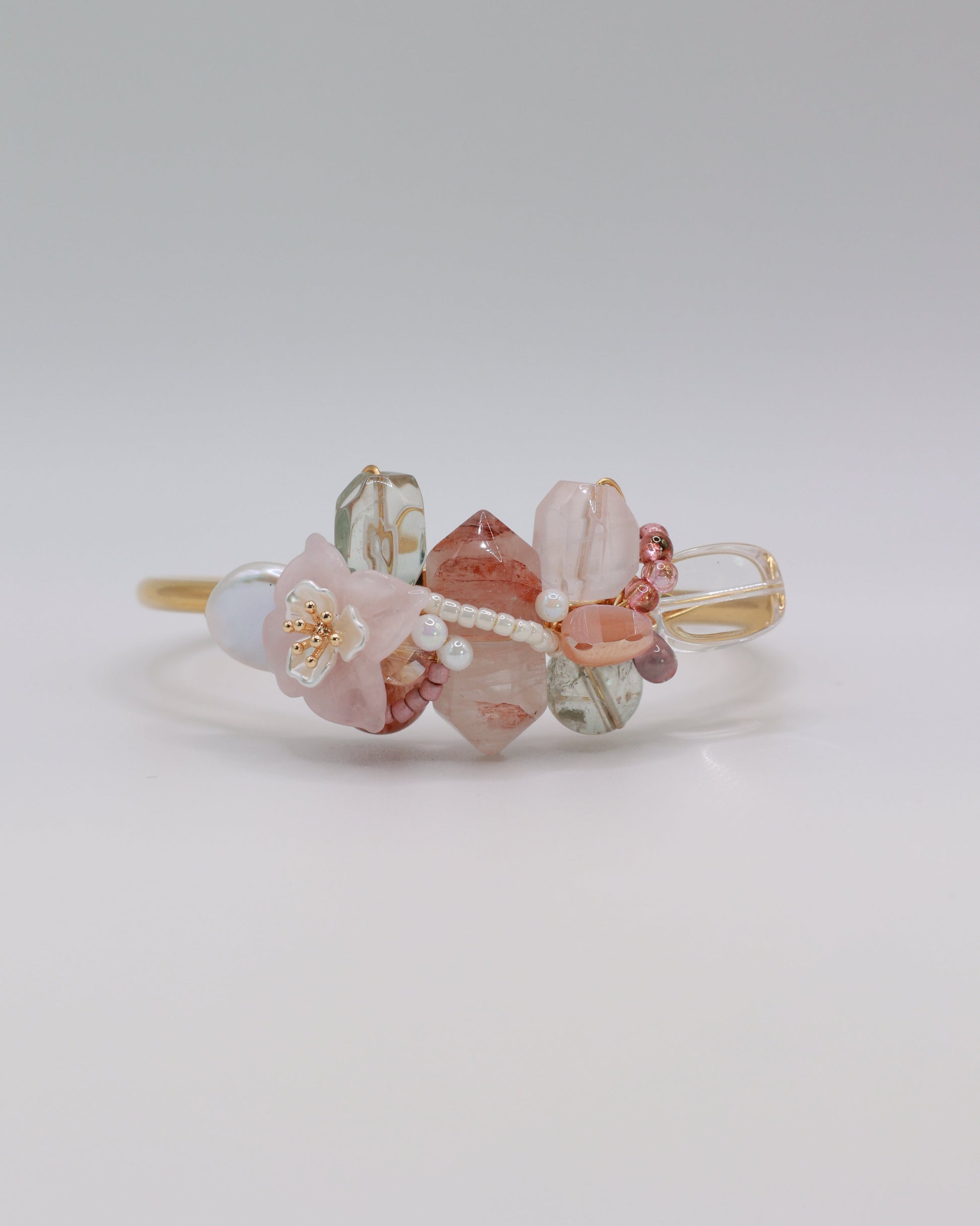 Wired Art Bangle - Love Blossom