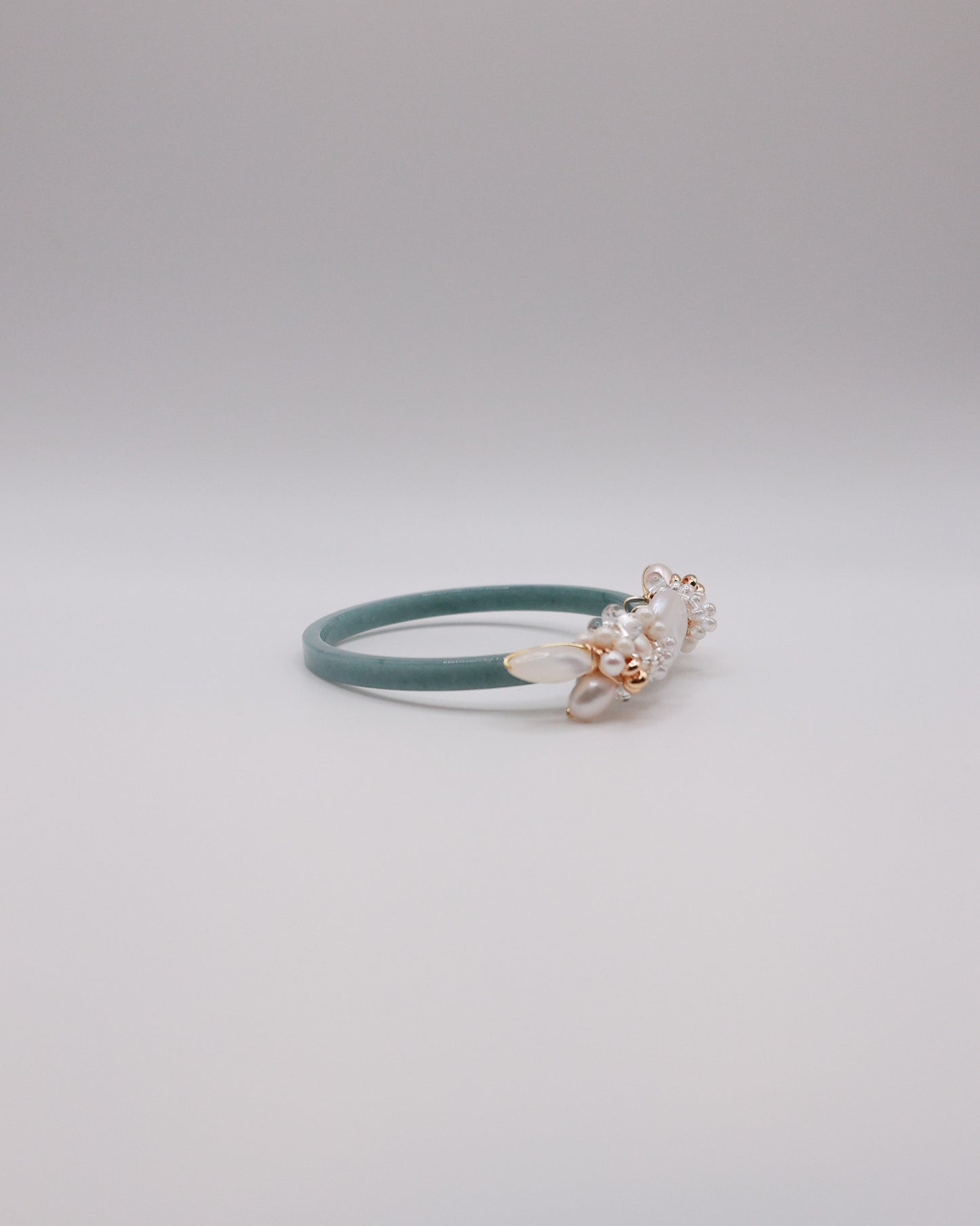 Lumi Goddess Guatemalan Jade Bangle