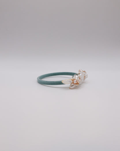 Lumi Goddess Guatemalan Jade Bangle