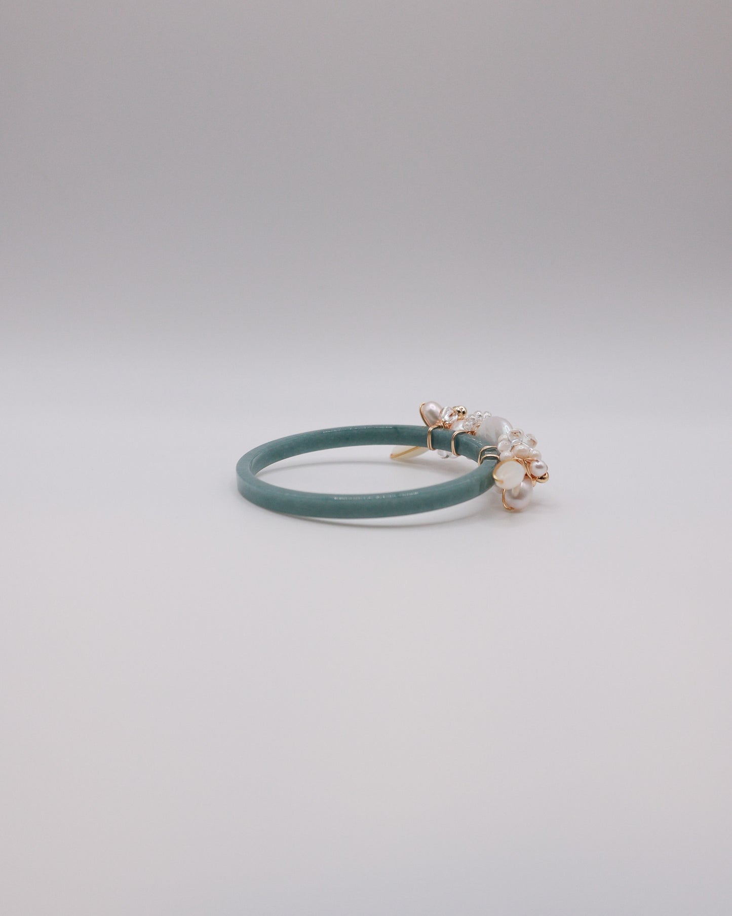 Lumi Goddess Guatemalan Jade Bangle