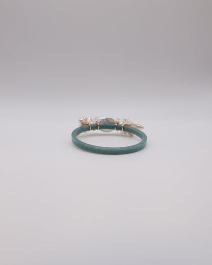 Lumi Goddess Guatemalan Jade Bangle