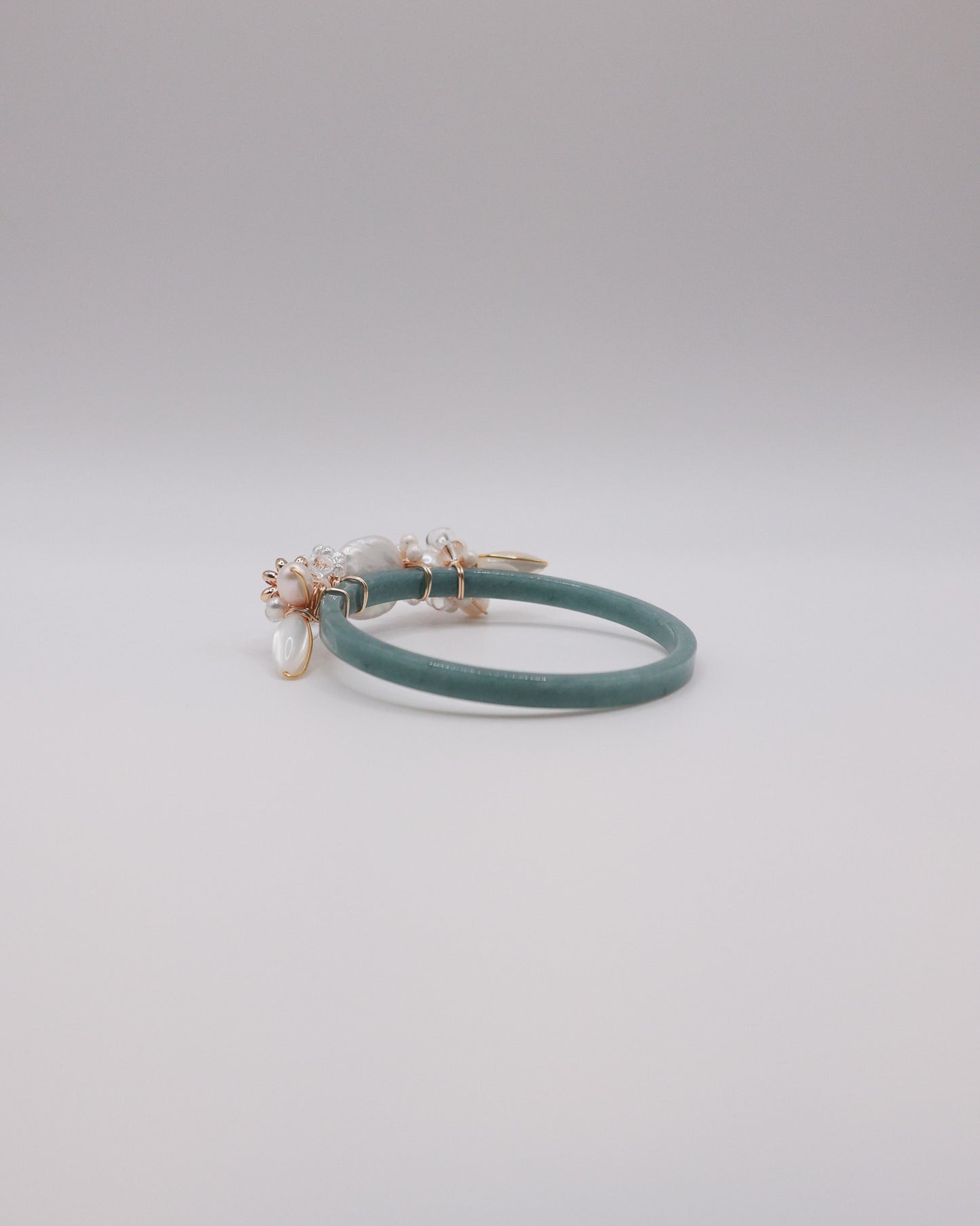 Lumi Goddess Guatemalan Jade Bangle