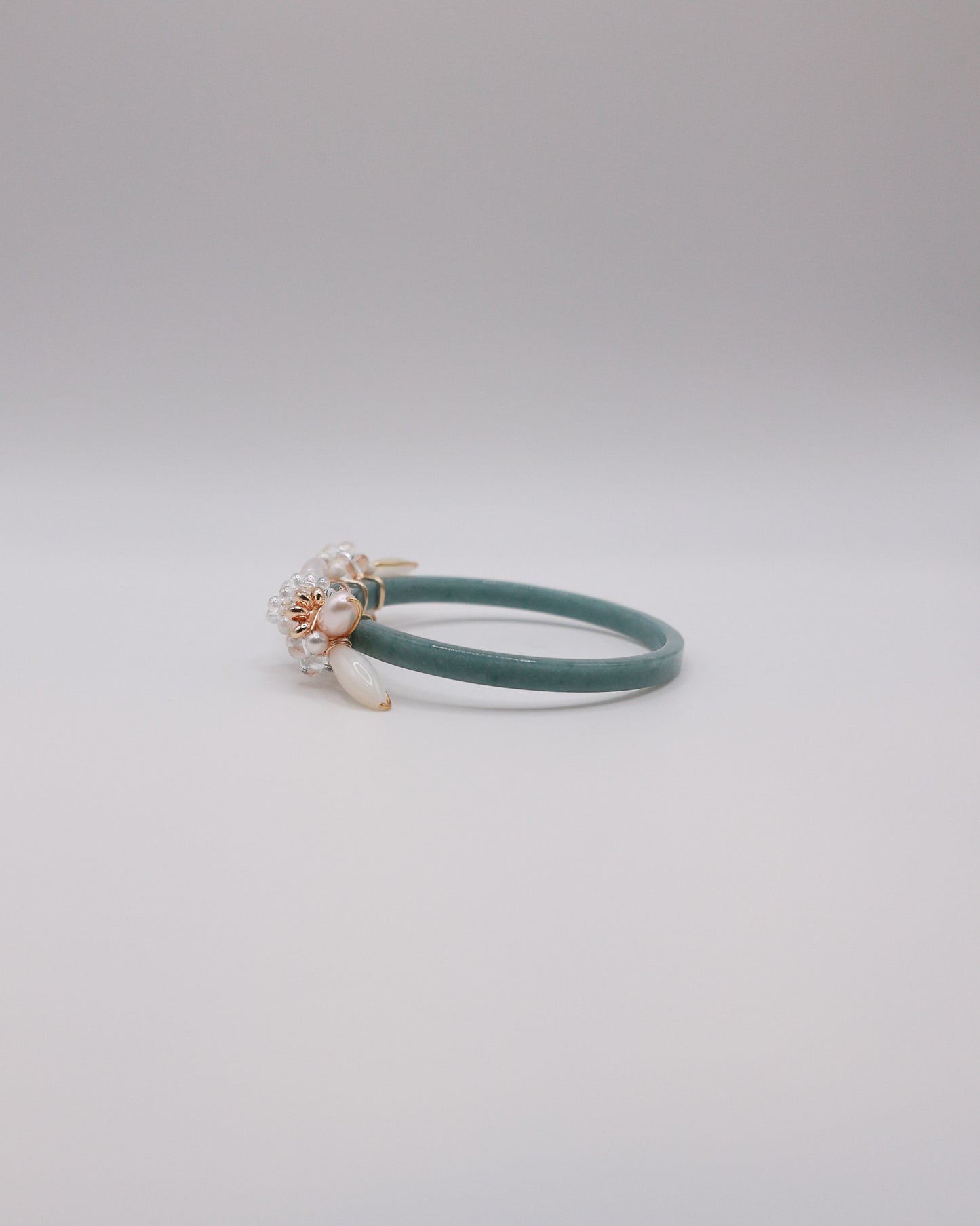 Lumi Goddess Guatemalan Jade Bangle