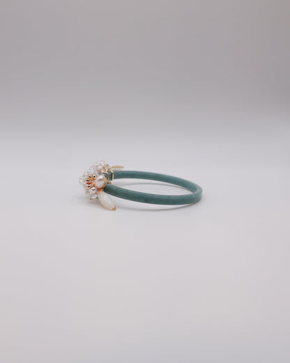 Lumi Goddess Guatemalan Jade Bangle