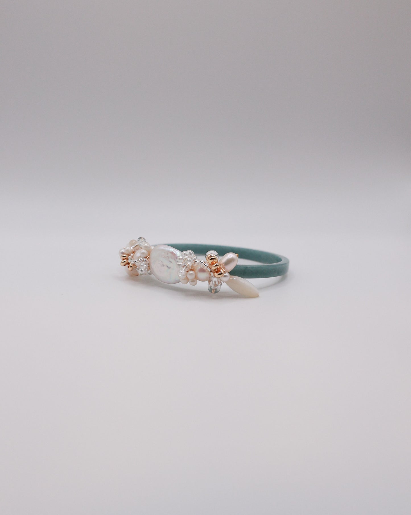 Lumi Goddess Guatemalan Jade Bangle