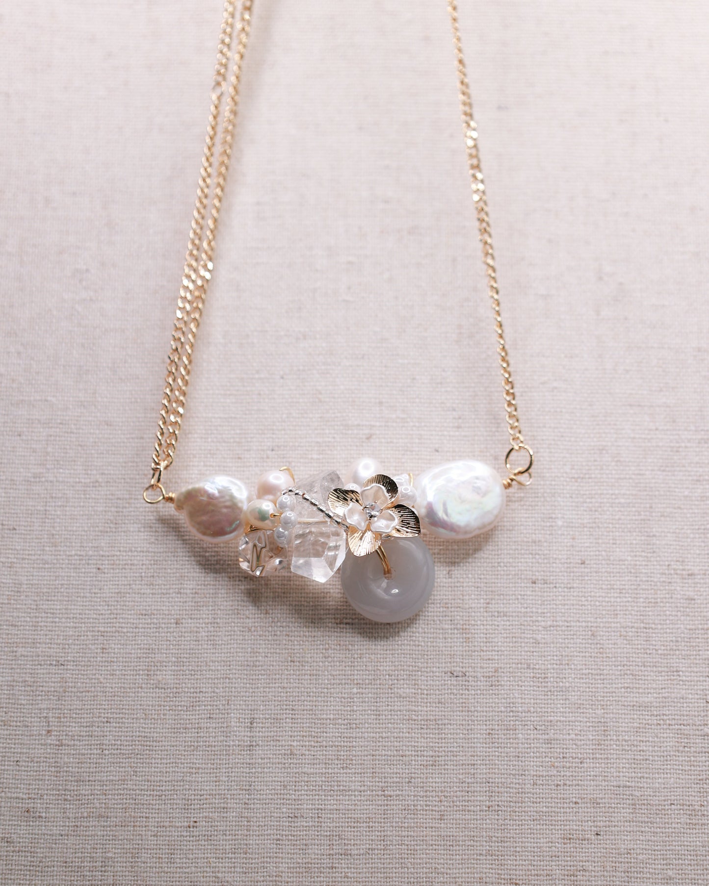 Lustre of Dawn Art Necklace