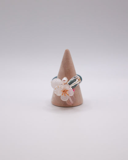 Snow Blush Art Ring