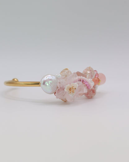 Strawberry Crème Cuff Bangle