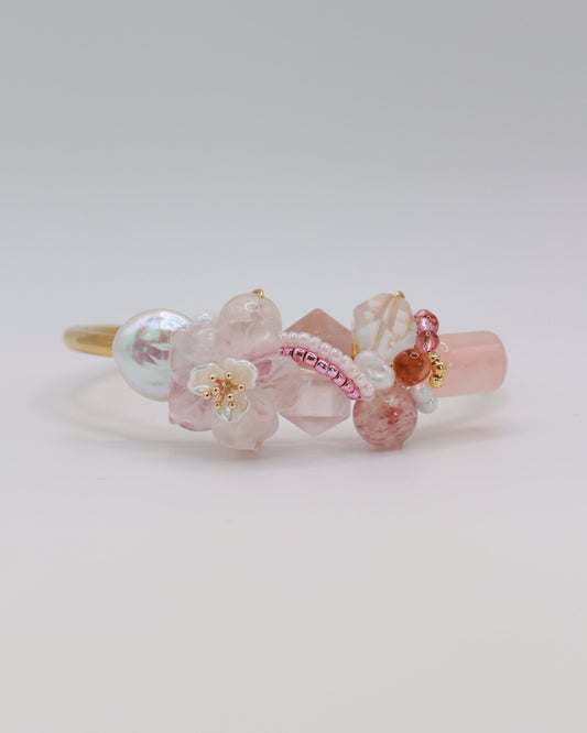 Strawberry Crème Cuff Bangle