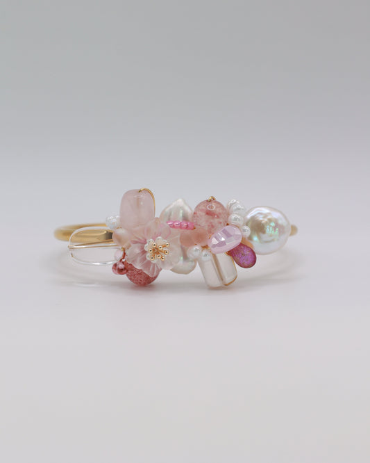 wired art bangle - strawberry