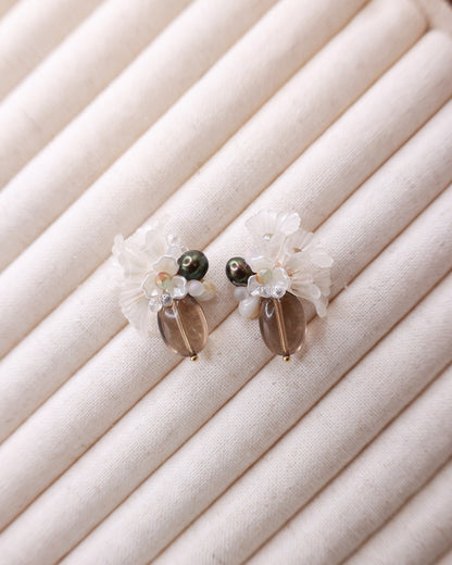 Hanataba: En Art Earrings